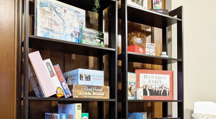 Board game store display